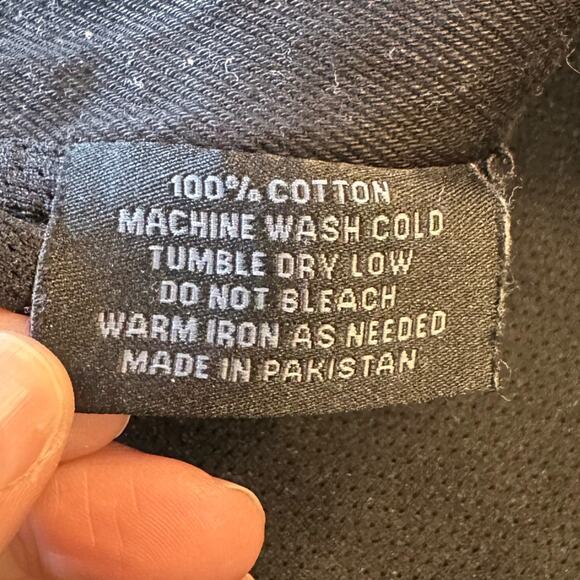 Milwaukee Performance Bikers Black Denim Snap Closure Vest Mens 5XL - Picture 4 of 5